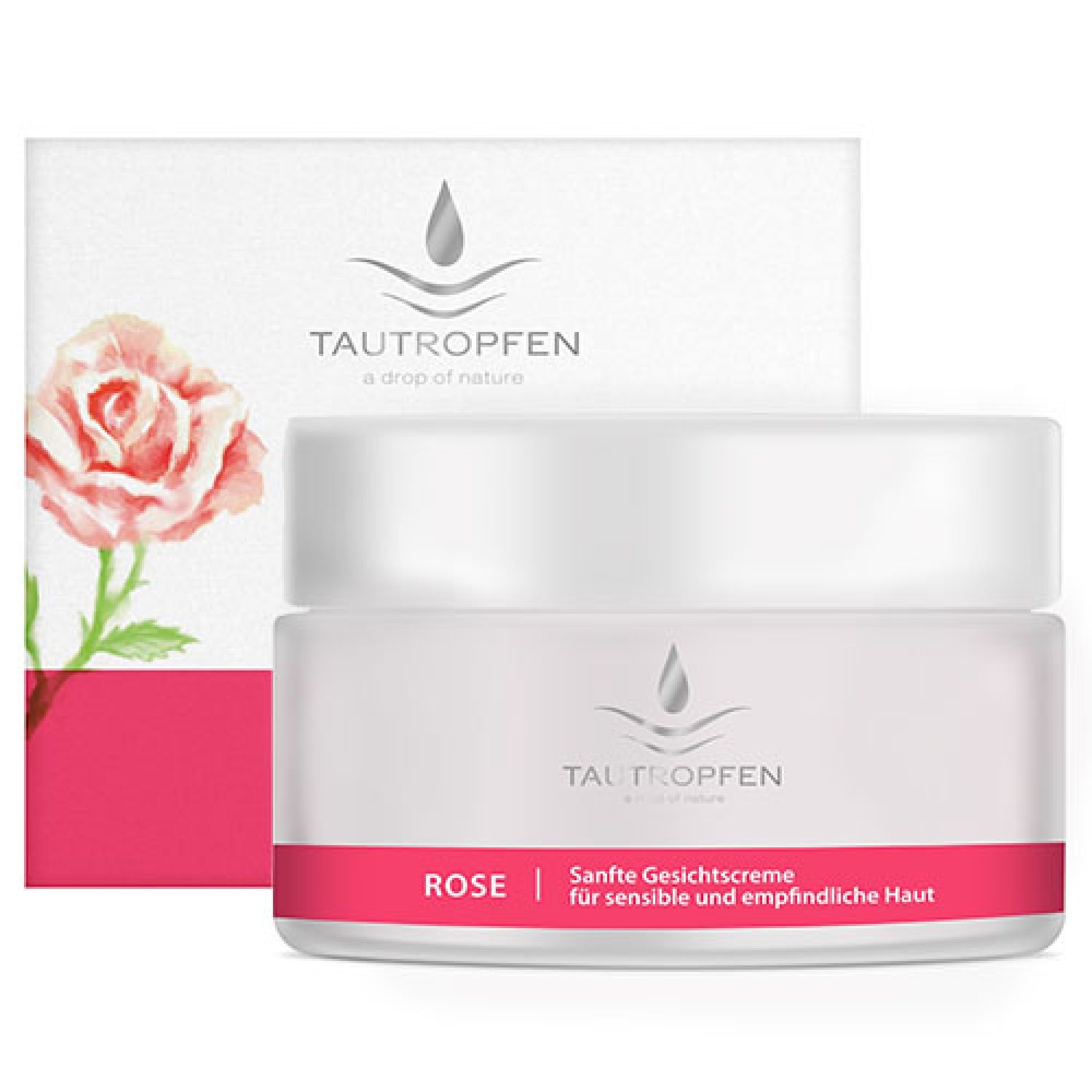 Tautropfen Rose Soothing Solutions  Sanfte Gesichtscreme