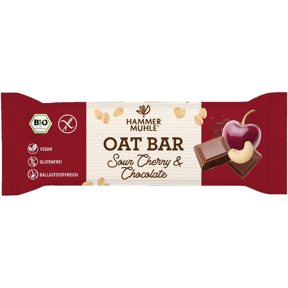 Hammermühle Oat Bar Sour Cherry & Chocolate 45 GR