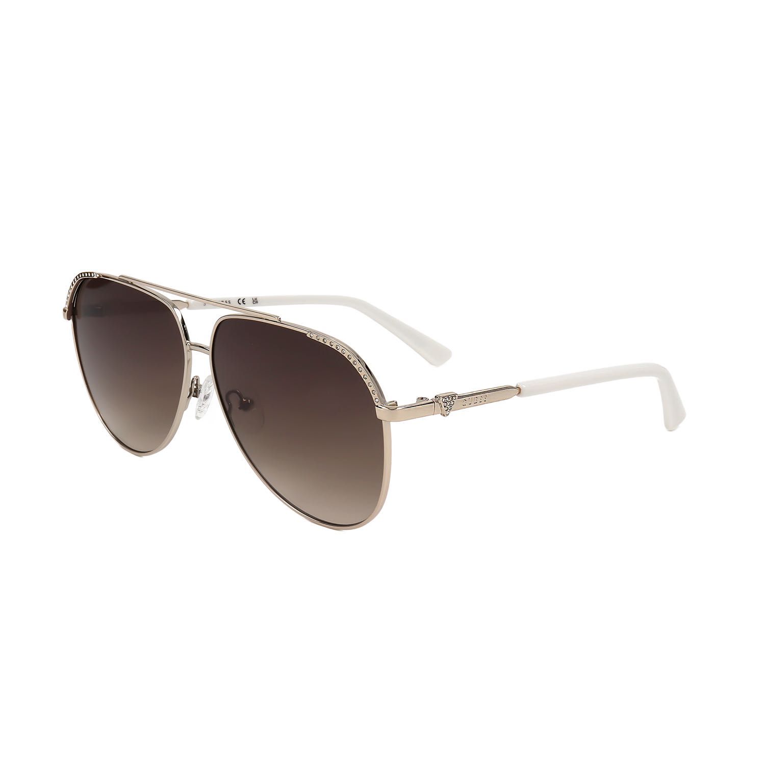 Guess Factory occhiali da sole donna GF00051 gold-coloured white