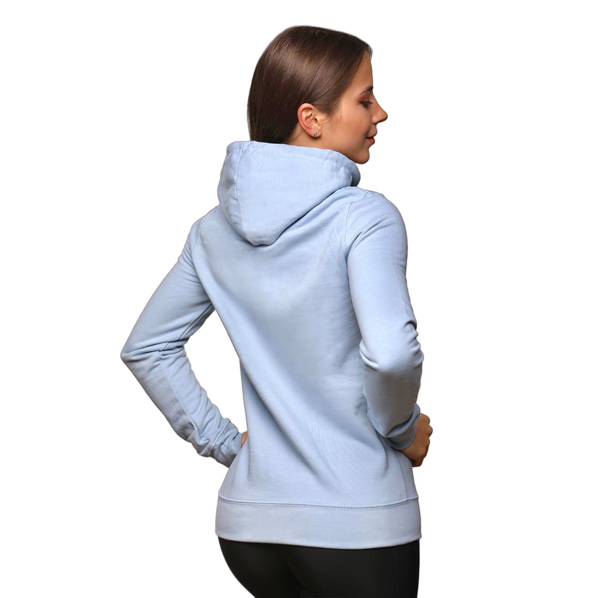 GymBeam Damen Hoodie regular mit Kapuze, Taschen und Langarm in Blau