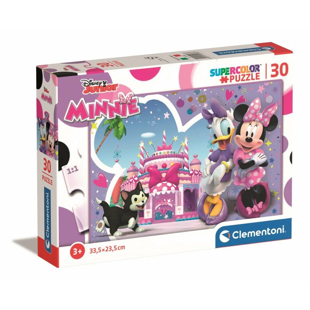 clementoni Puzzle Minnie Mouse: Geburtstagskuchen 30 Teile