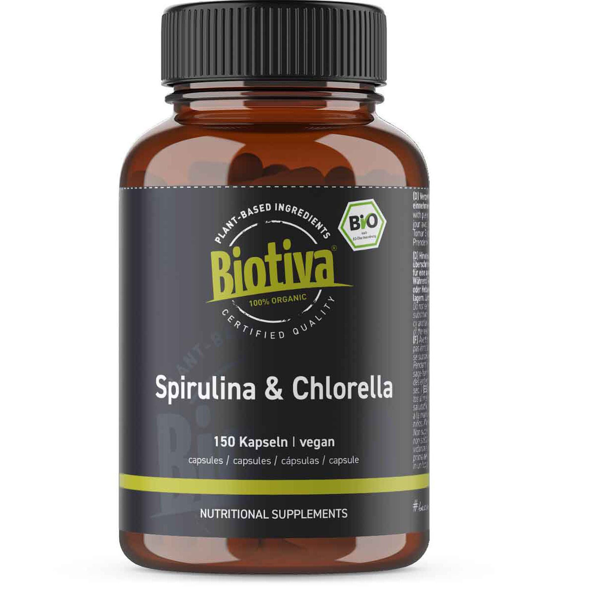 Biotiva Spirulina & Chlorella Kapseln Bio