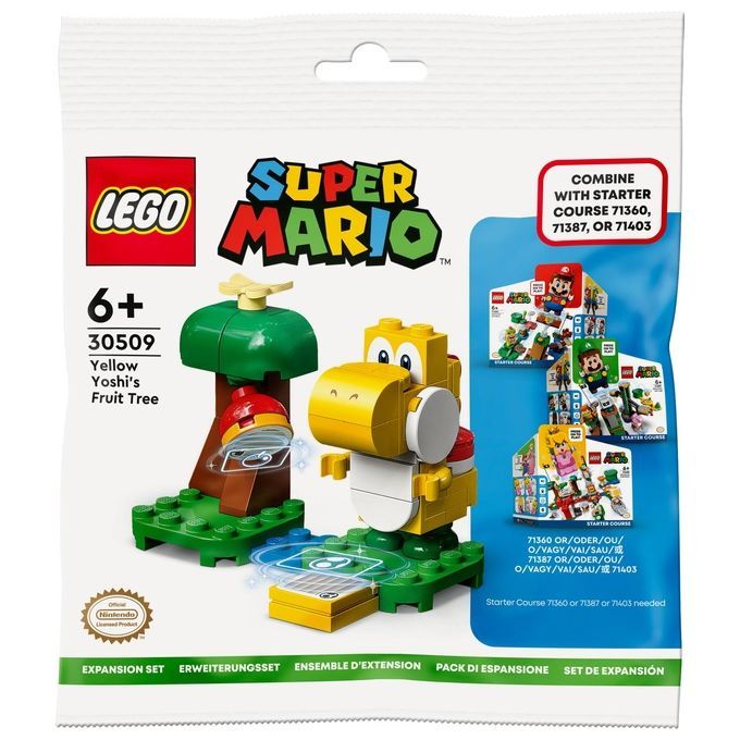 LEGO Super Mario 30509 Pack espansione Albero di frutta di Yoshi giallo
