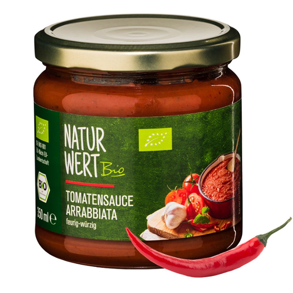 NaturWert Bio Tomatensauce Arrabbiata