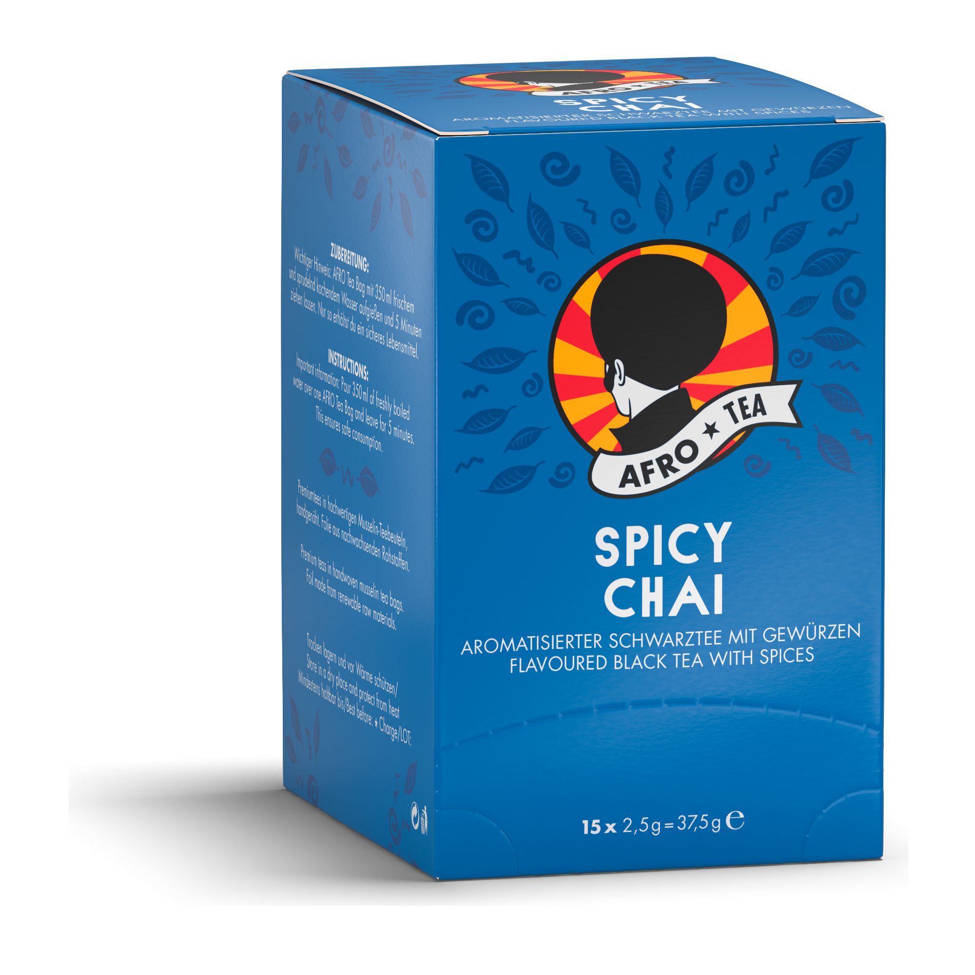 AFRO TEA Spicy Chai Tee - Premium Schwarztee