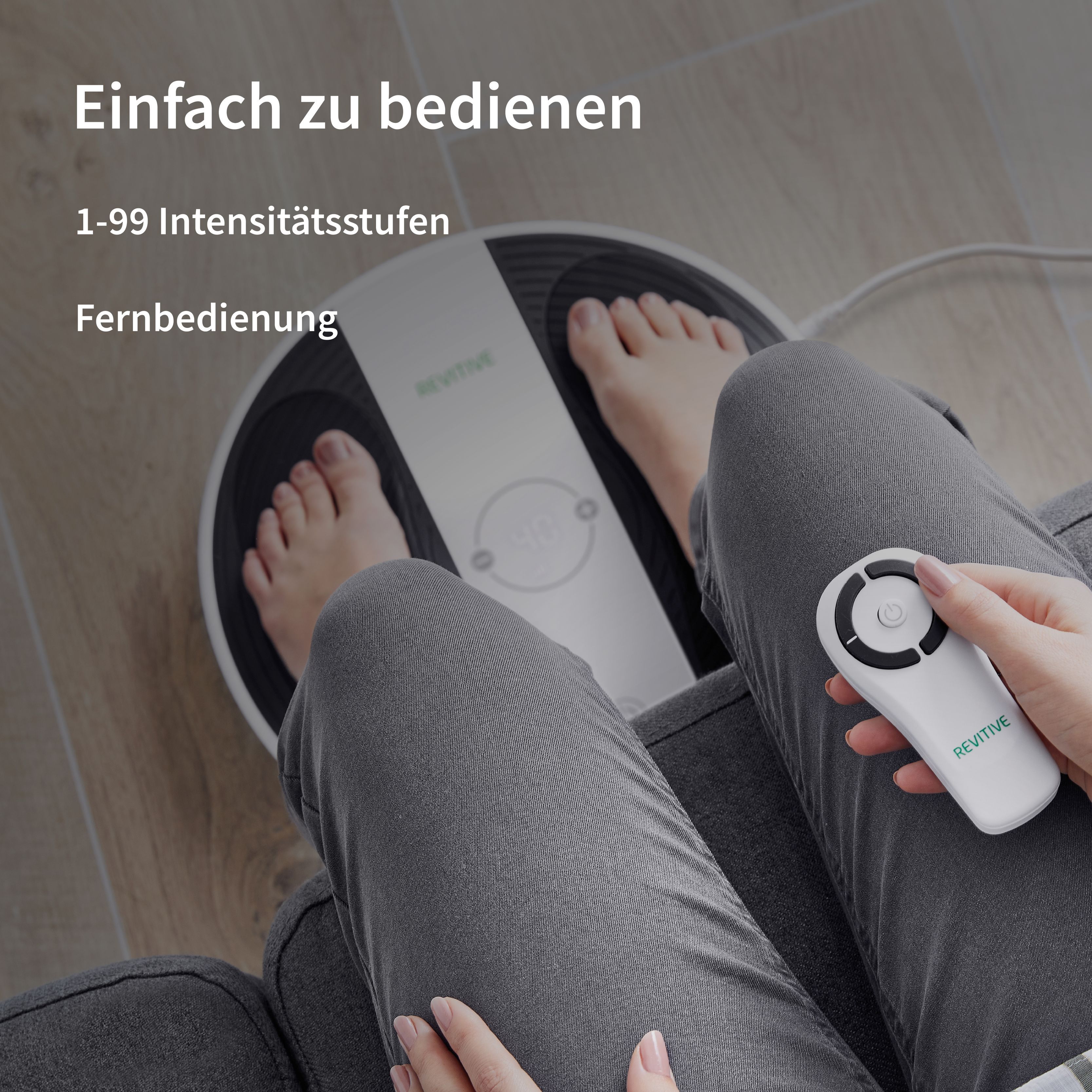 Revitive Pro Health Durchblutungs-Stimulator - bei leichten Bein-Beschwerden