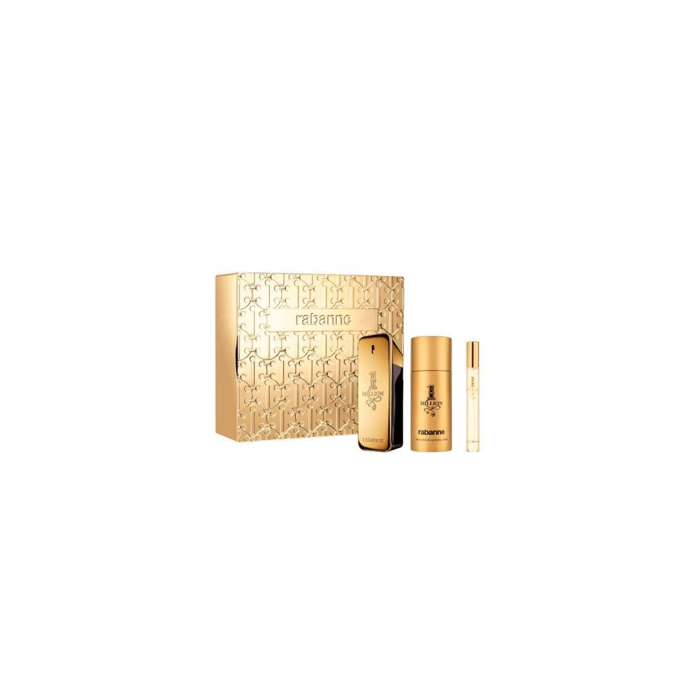 Paco Rabanne 1 Million Eau De Toilette Spray  Set 3 Artik