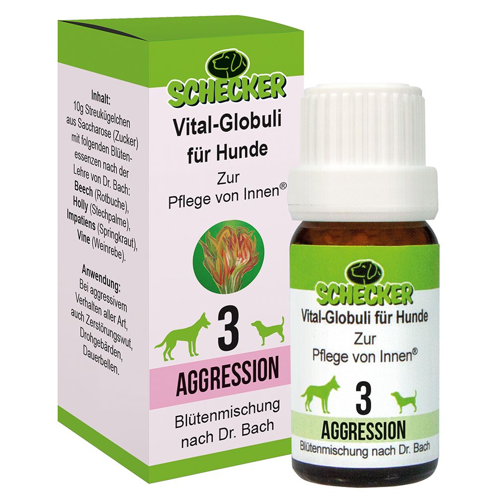 Schecker Vital Globuli - Aggression für Hunde