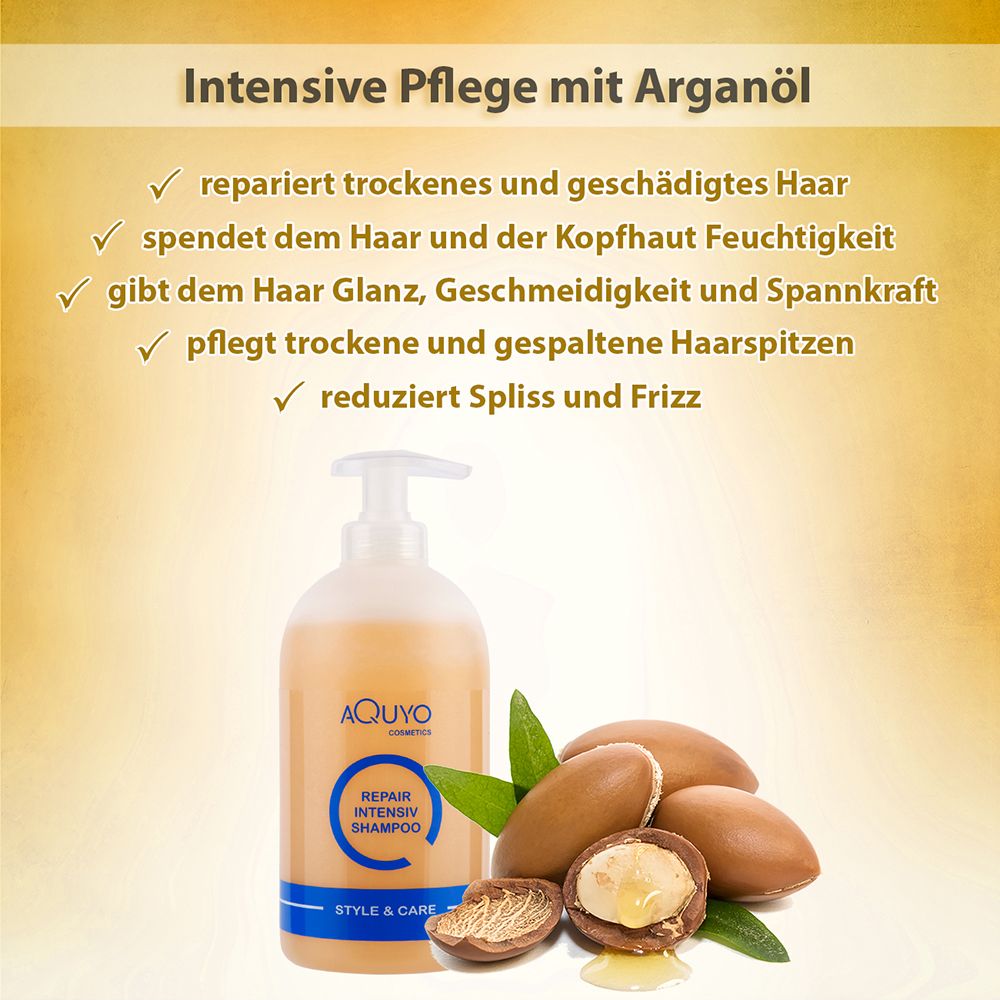 Style & Care Arganöl Shampoo für geschädigtes oder strapaziertes Haar
