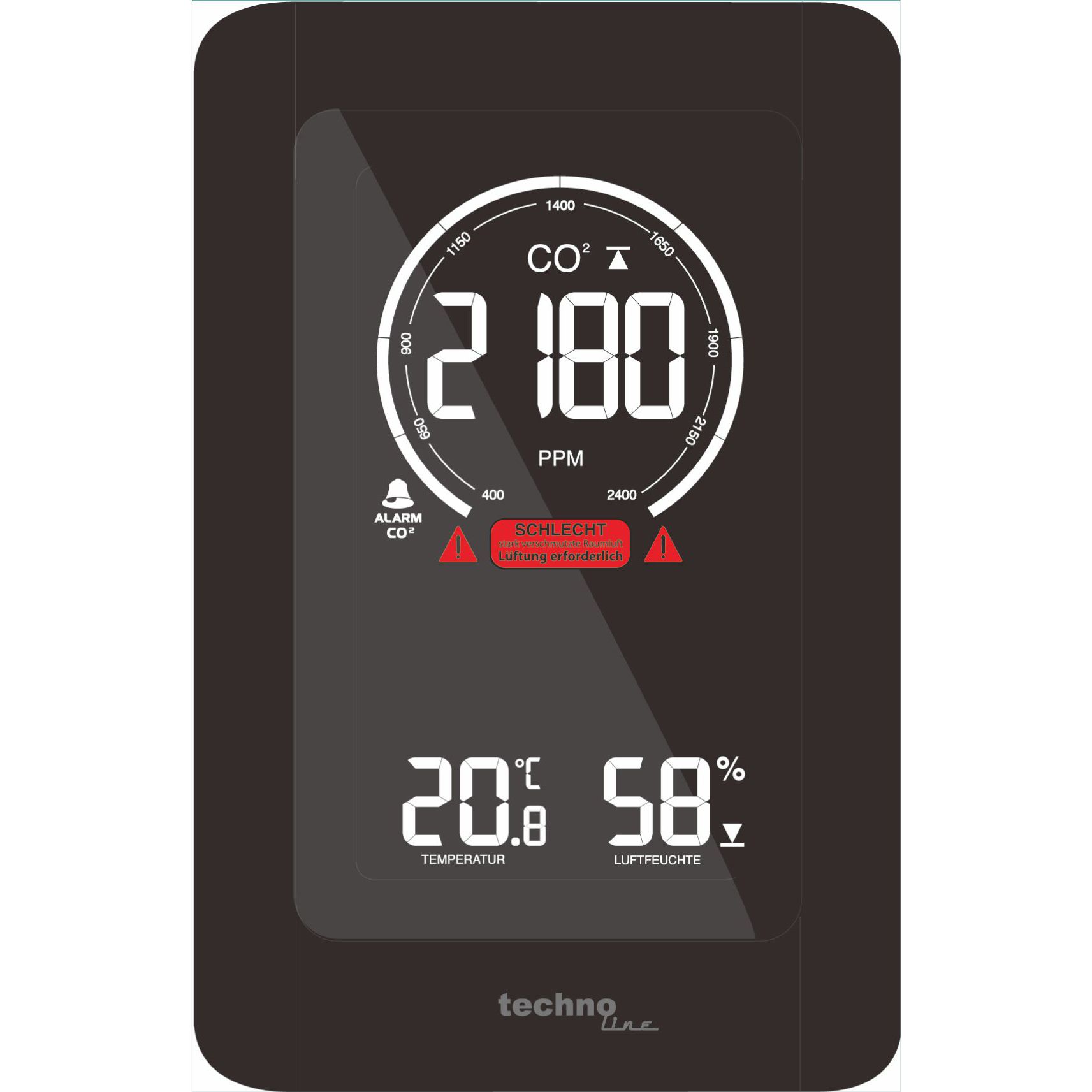 techno line CO₂-Messgerät WL 1030