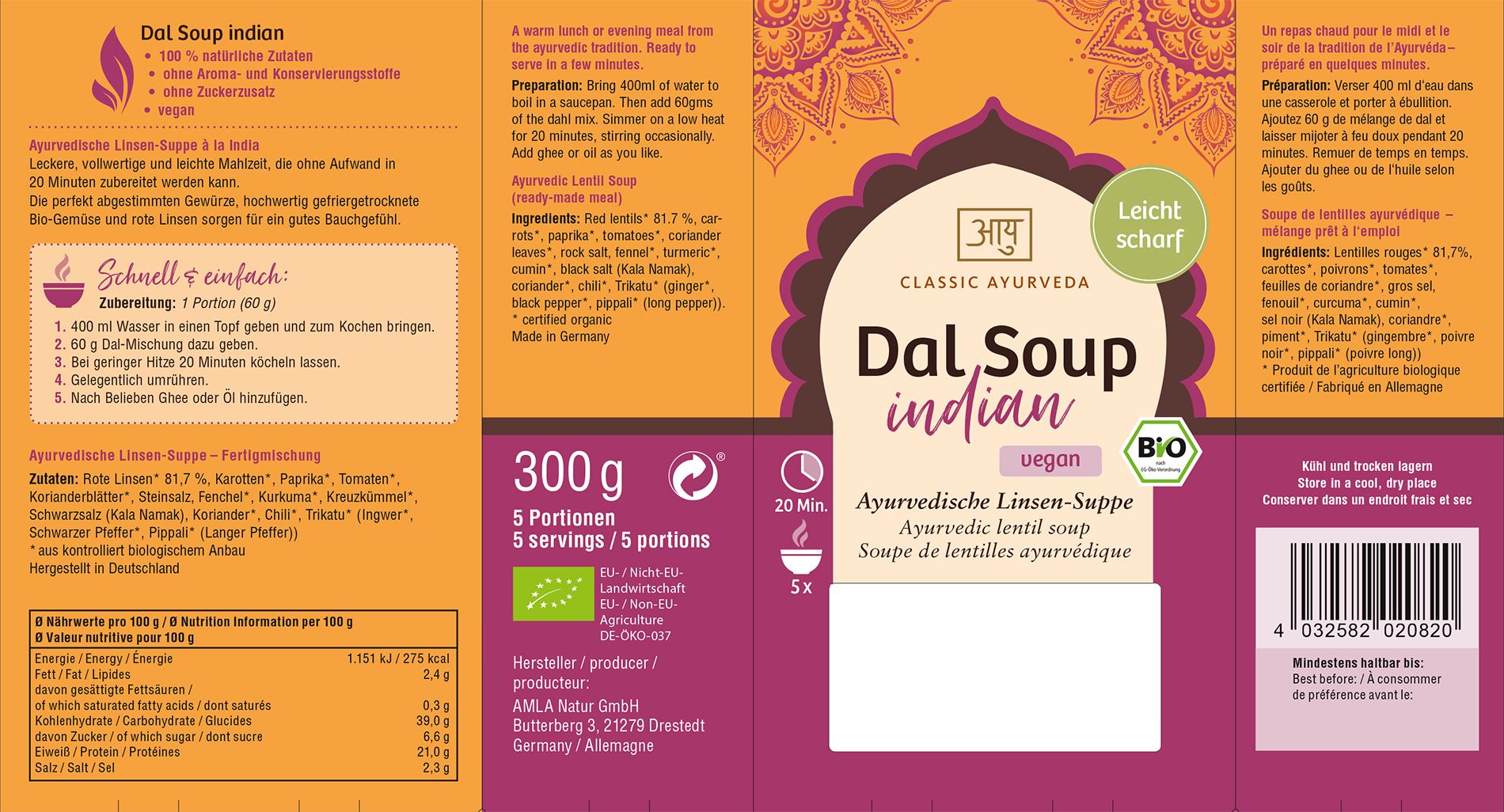 Classic Ayurveda - Dal Soup indian