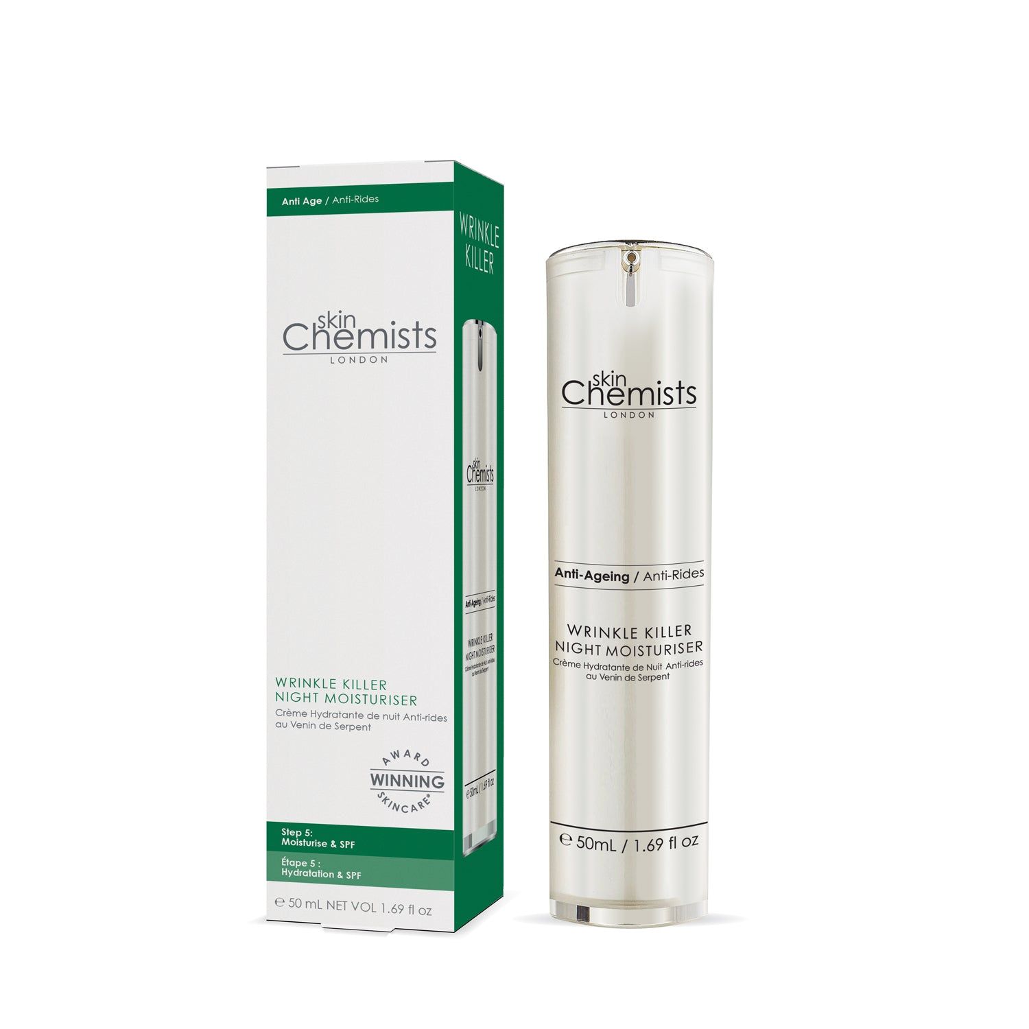 skinChemists Wrinkle Killer Nachtfeuchtigkeitscreme