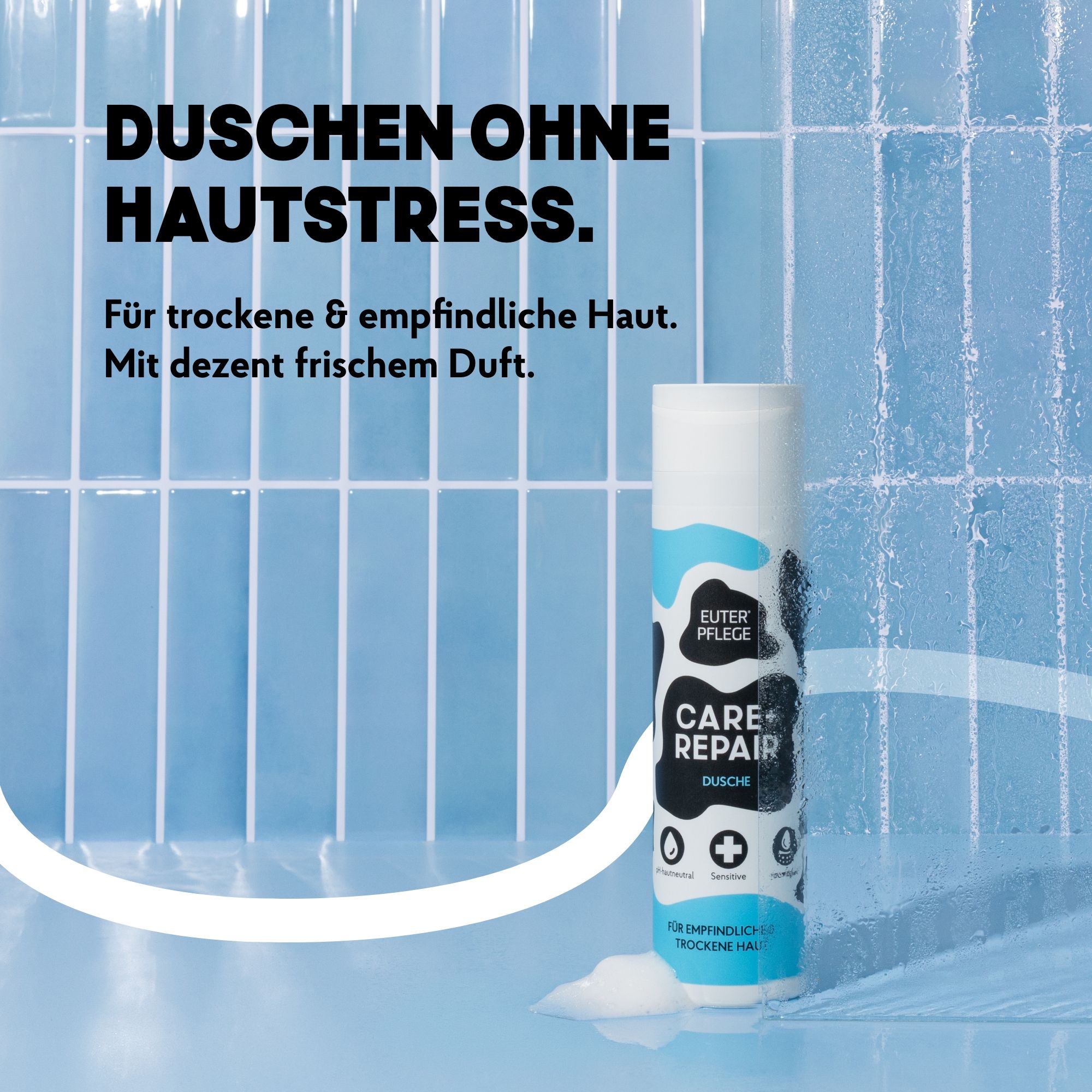 EUTERPFLEGE Care + Repair Duschgel für trockene und empfindliche Haut