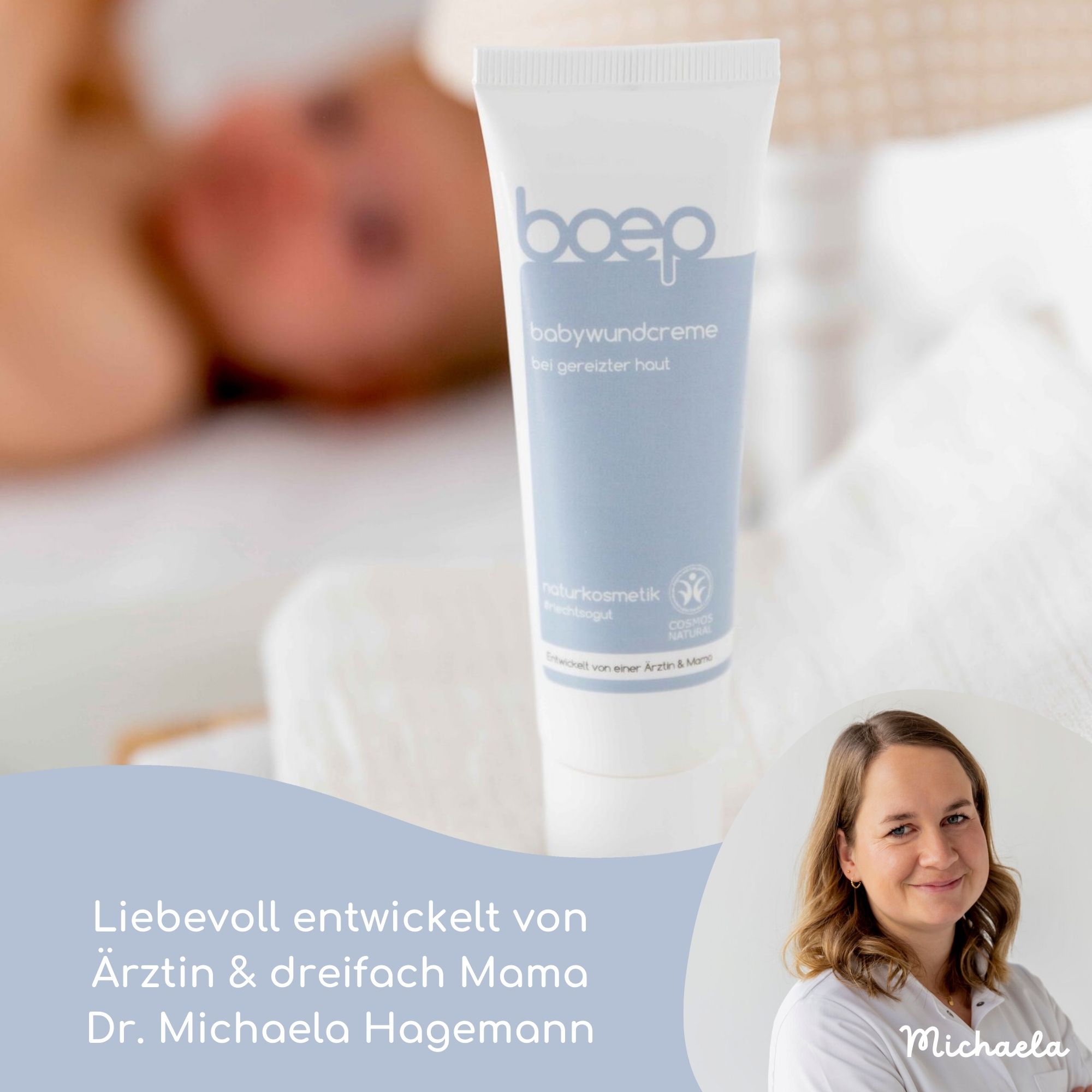 Boep babywundcreme Naturkosmetik 50 ml Creme