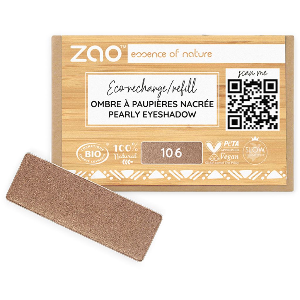 ZAO MAKE UP EYESHADOW PEARLY RECHTECKIG