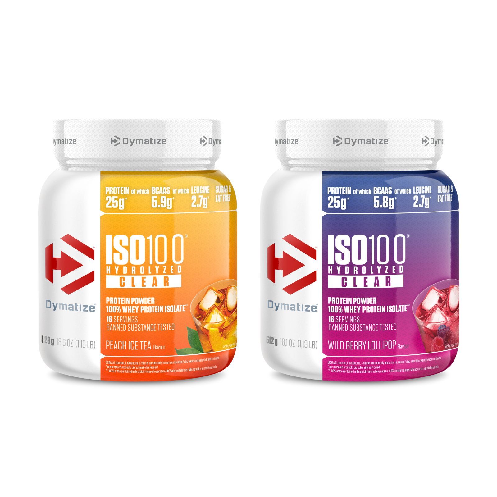 DYMATIZE ISO 100 Hydrolyzed Clear Whey Protein