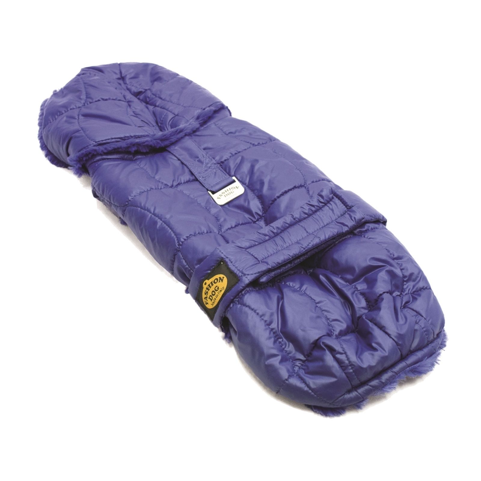 Fashion Dog Steppmantel für Hunde - Blau - 36 cm