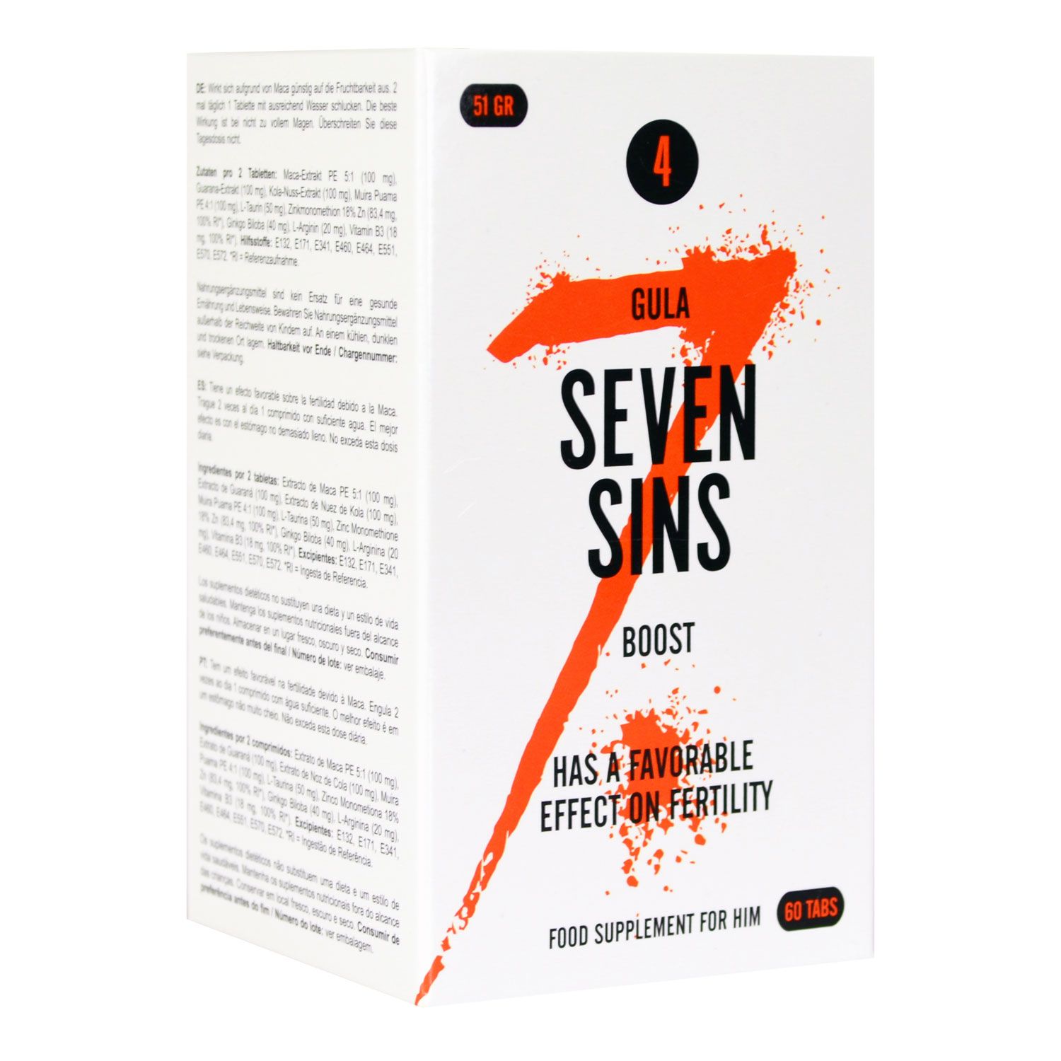 Morningstar Seven Sins Boost 60 Tabletten 51 g