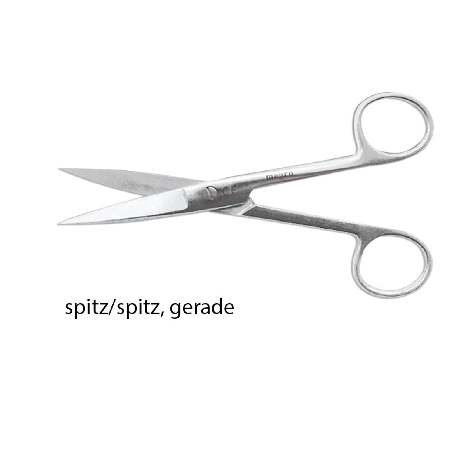 megro chirurgische Schere 14,5 cm gerade spitz/spitz
