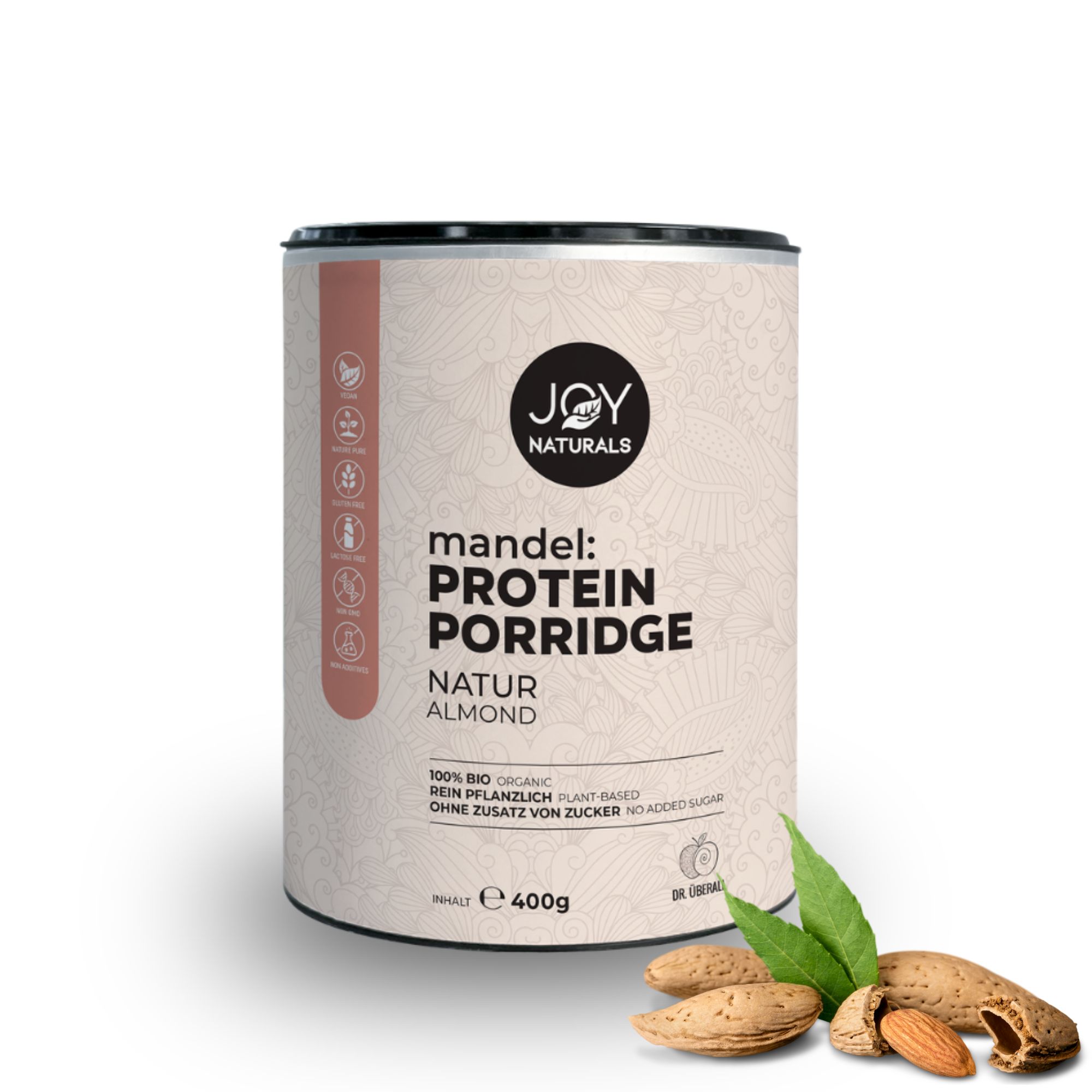 JOY NATURALS Bio Mandel Protein Porridge Natur