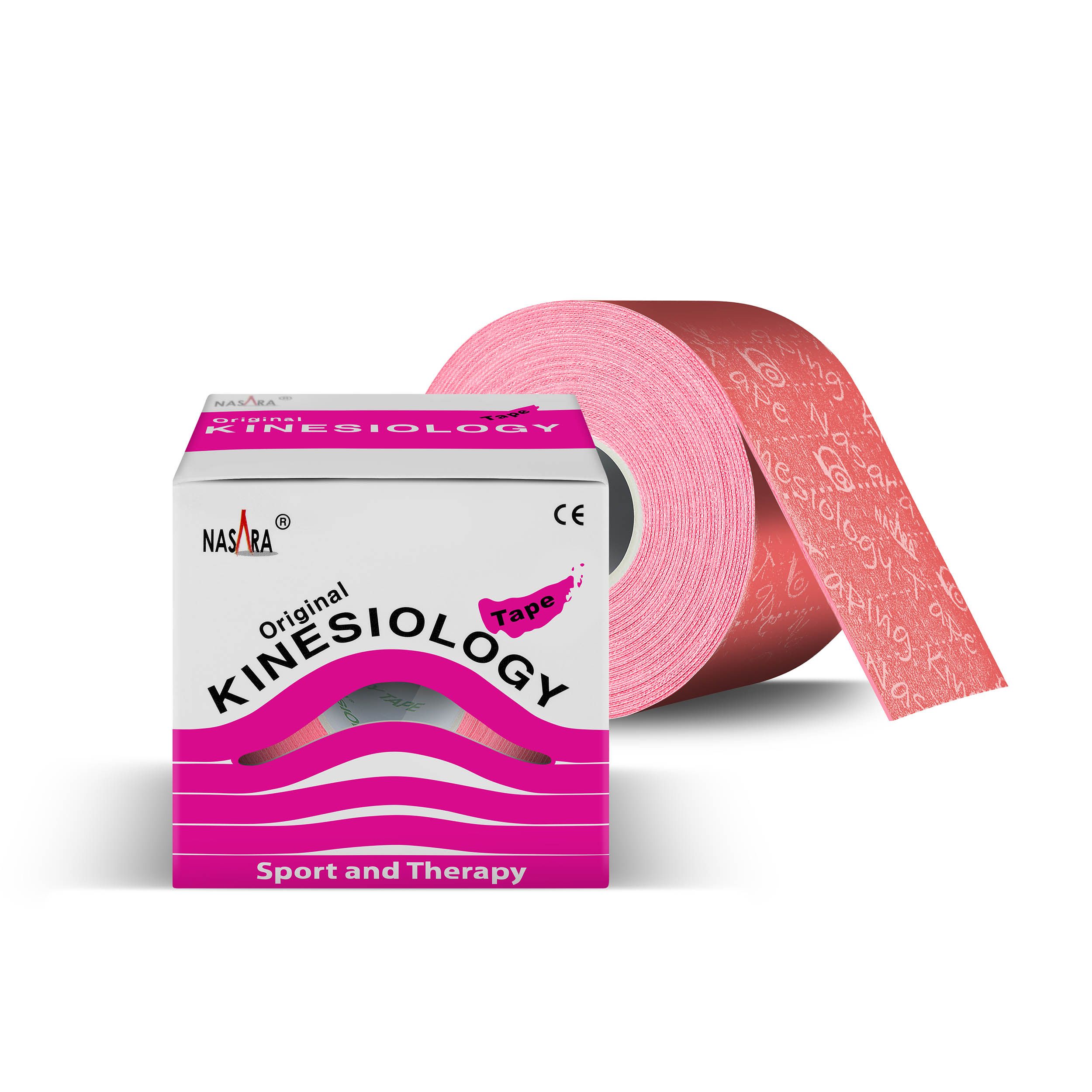 NASARA Kinesiologie Tape 2er Sparset mit Tape-Schere