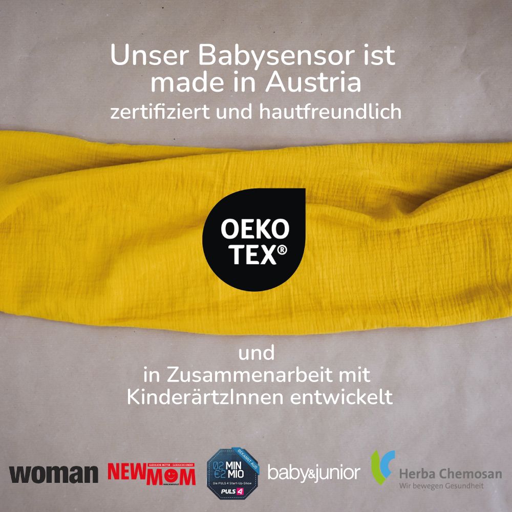 MARY by sticklett MOON Baby Atemüberwachung mit Körpertemperatur