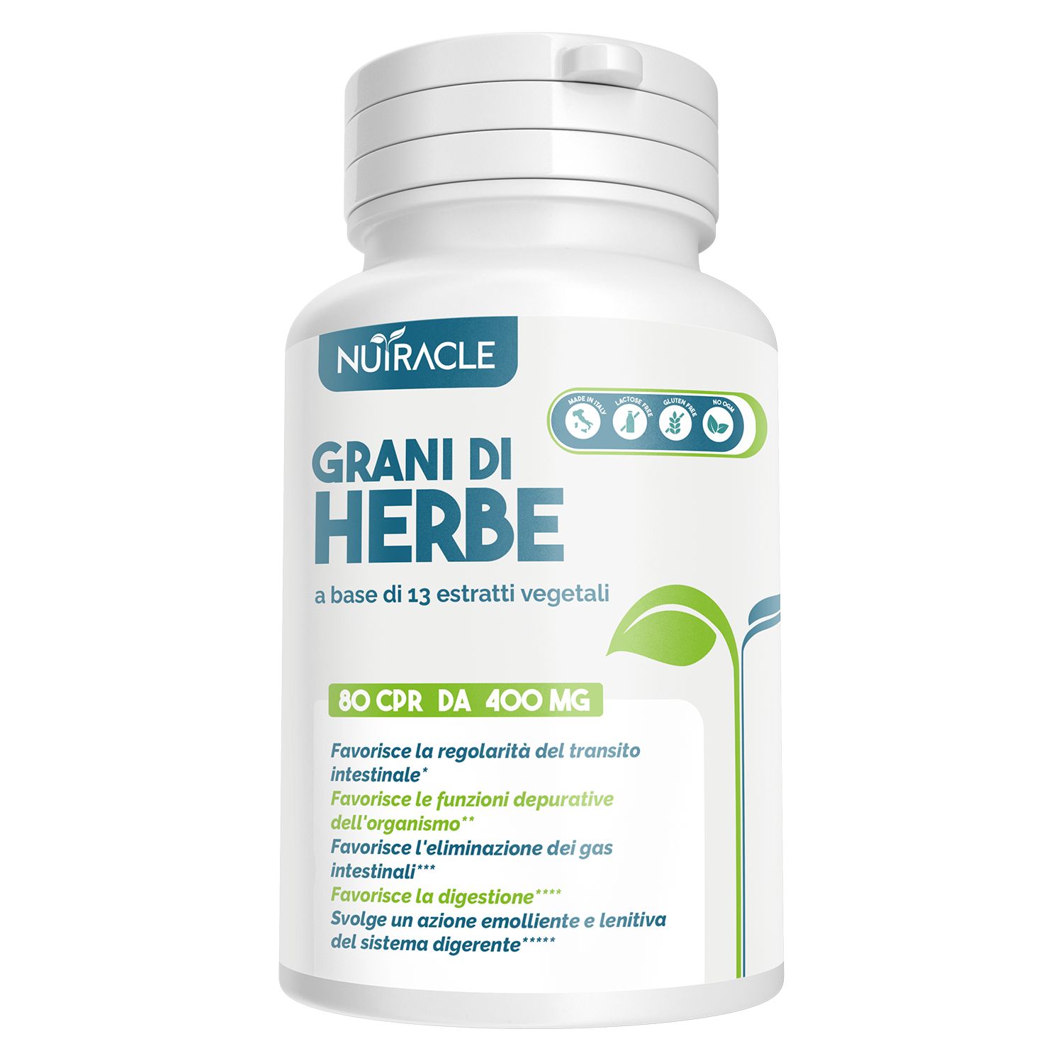 Nutracle Grani di Herbe 80 compresse