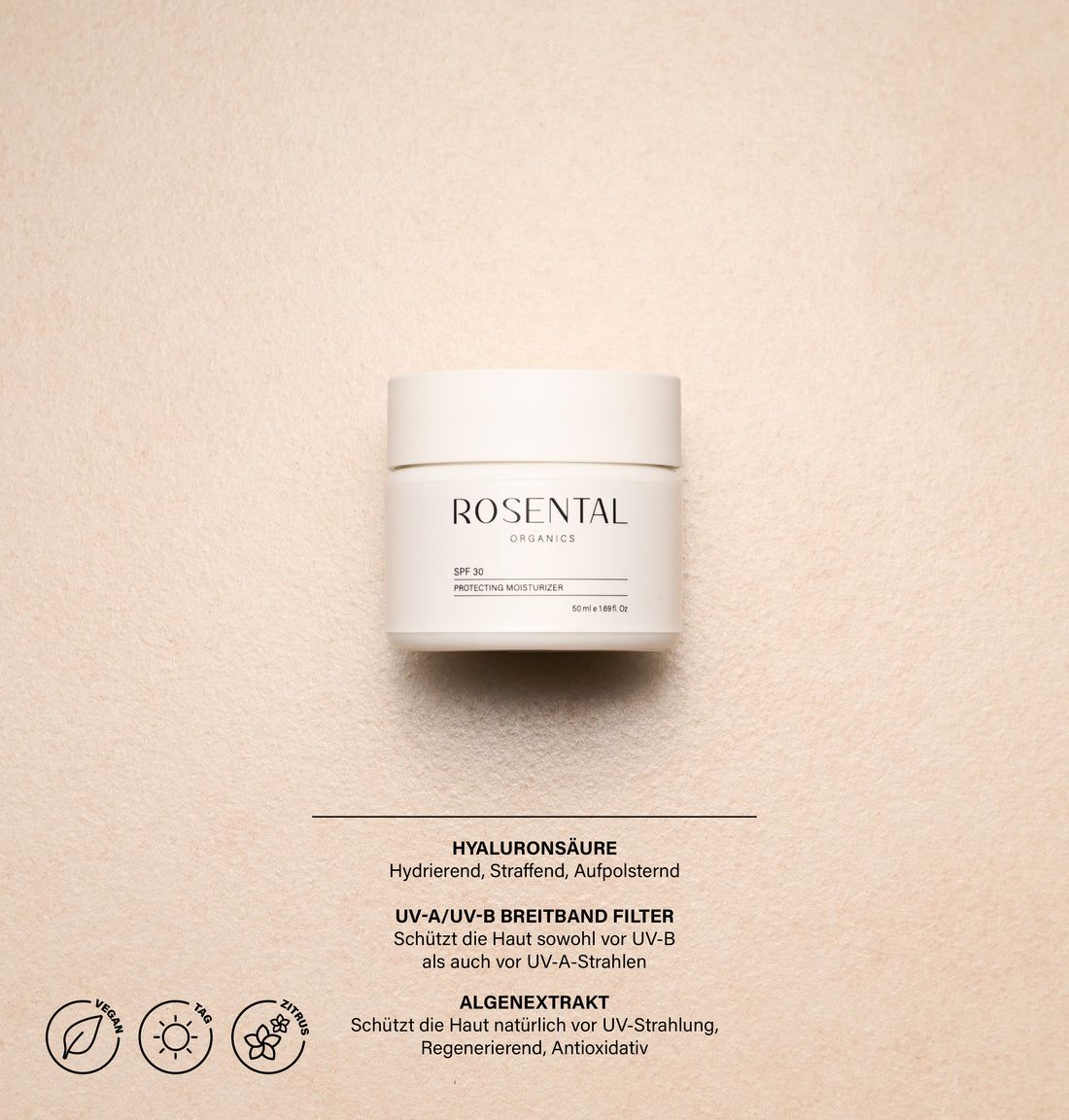 Rosental Organics SPF30 | Protecting Moisturizer