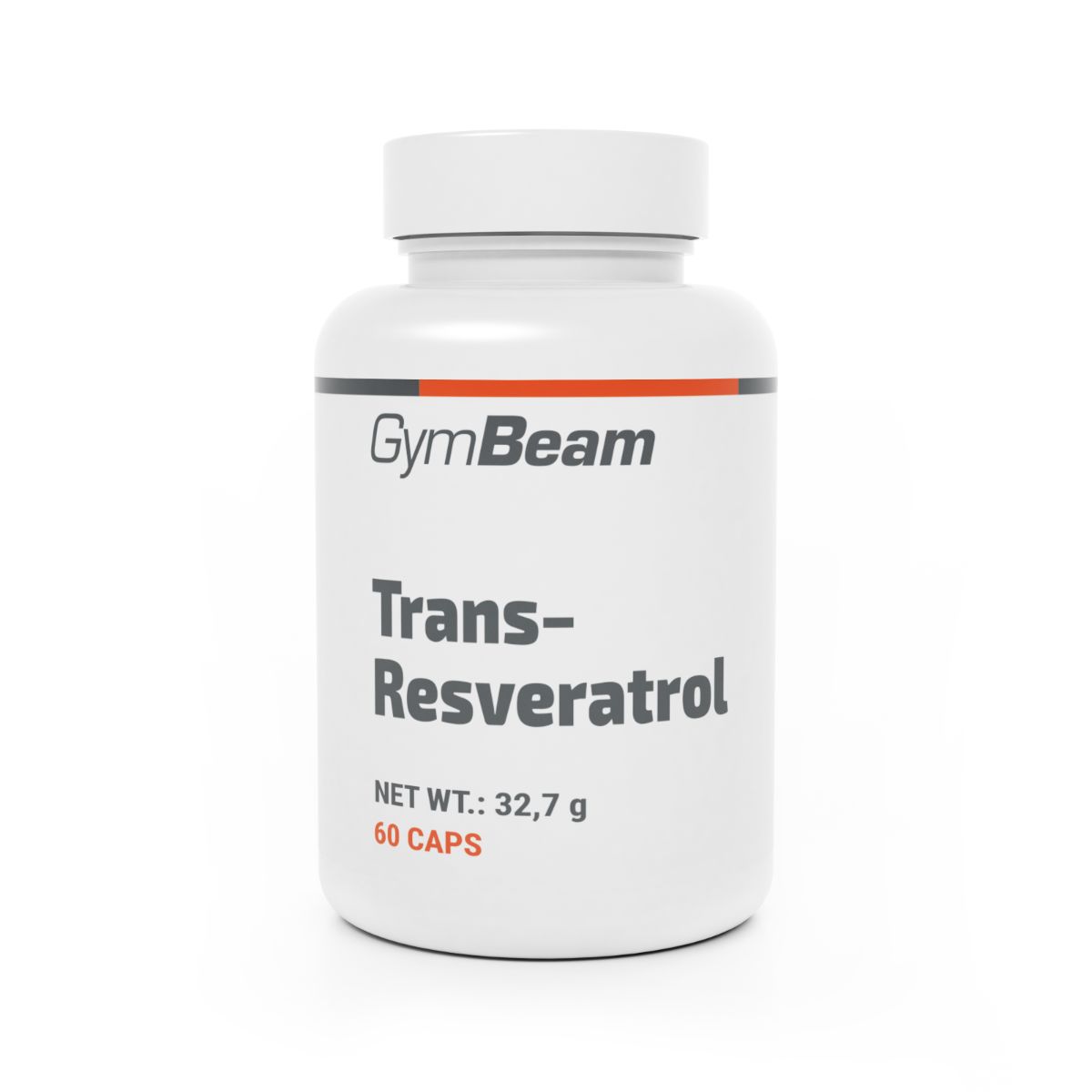 GymBeam Trans-Resveratrol reines Polyphenol Kapseln 60 St
