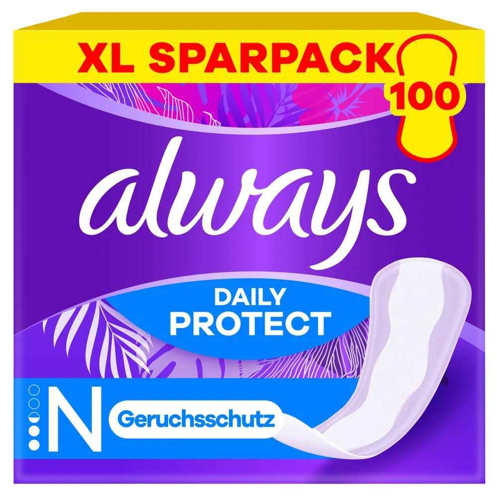 always Slipeinlage Daily Protect Normal mit leichtem Duft Duo BigPack