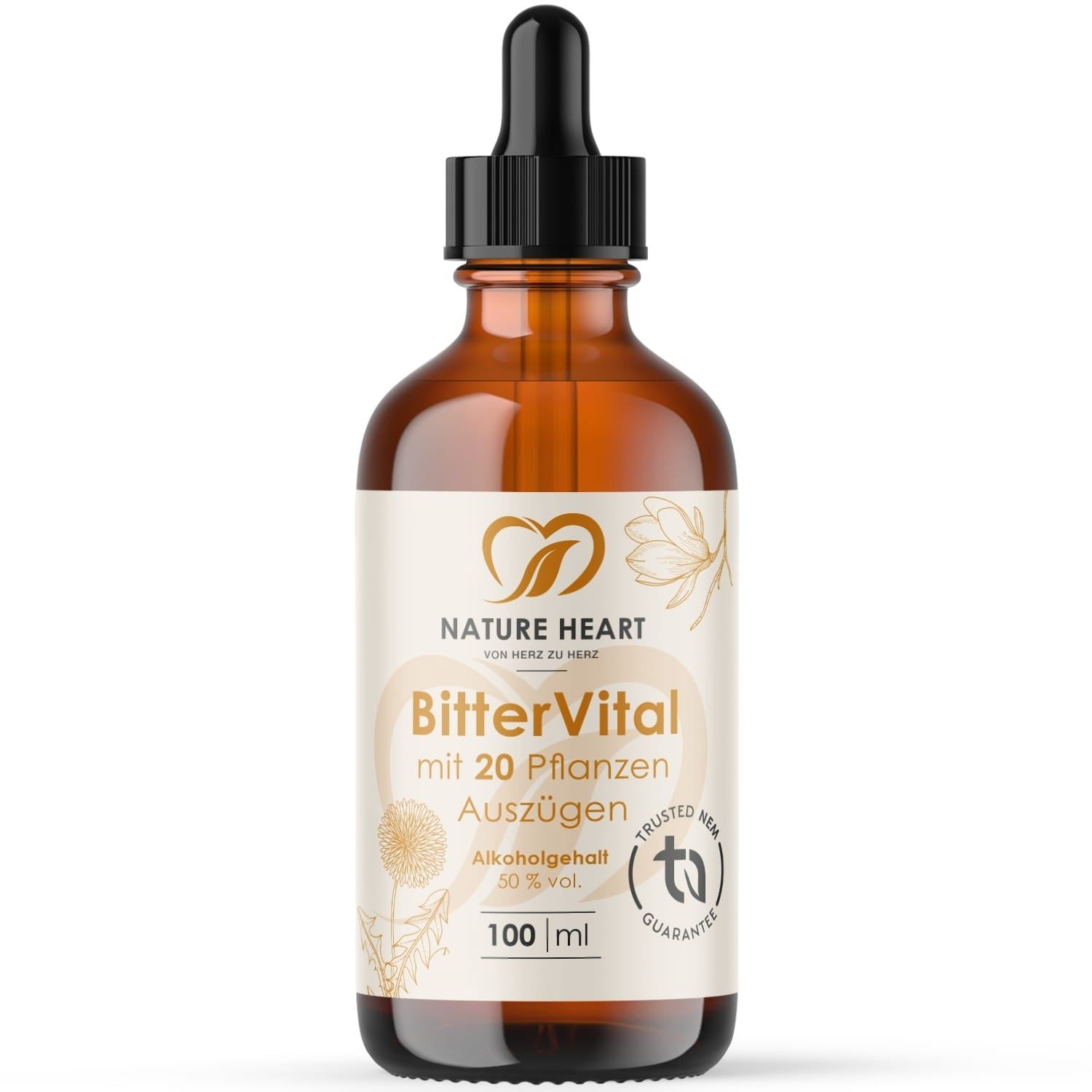 Nature Heart BitterKräuter - Bitterstoffe Tropfen 100 ml