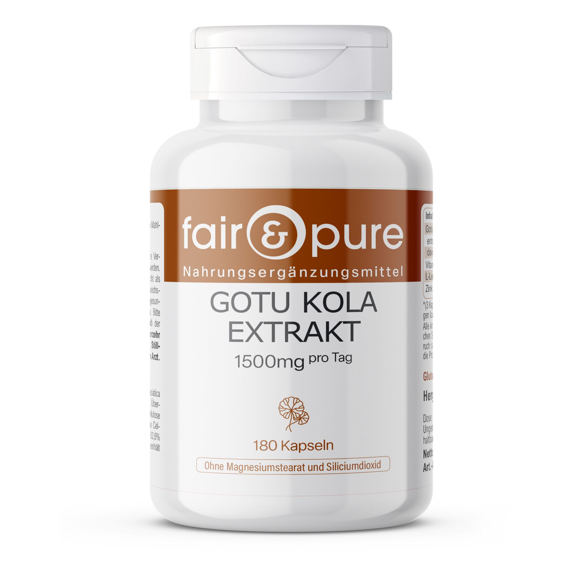 fair - pure | Gotu Kola Extrakt 500mg 180 St