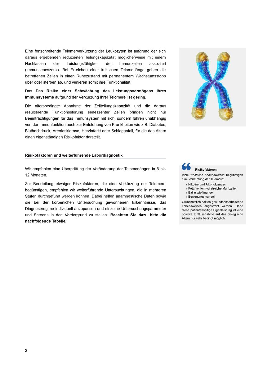 medivere diagnostics Telomere Test
