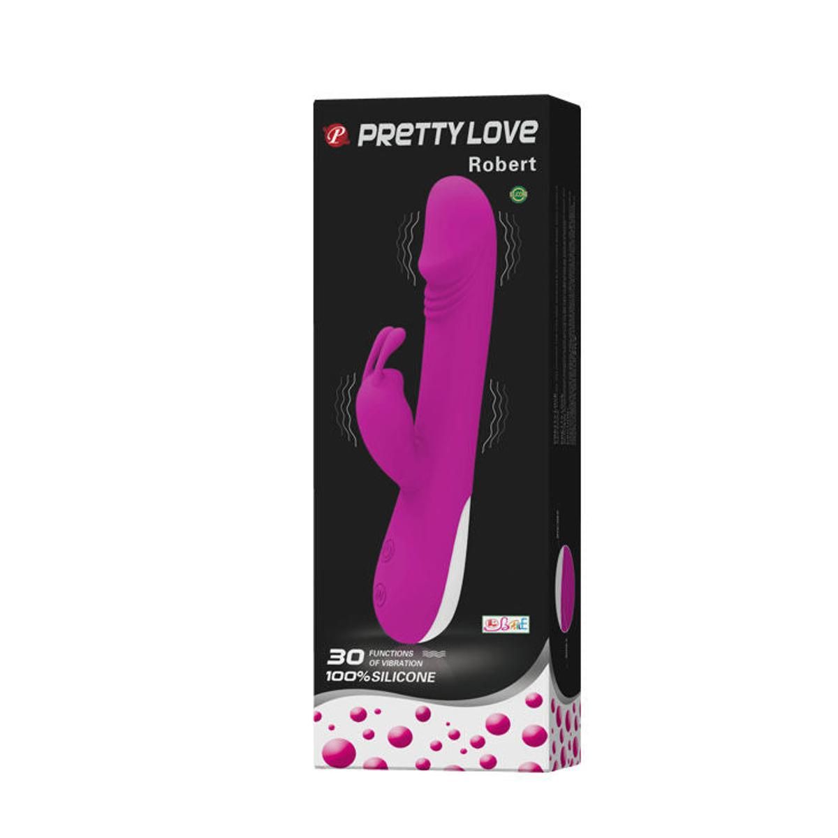 Rabbitvibrator Robert | 30 verschiedene Schwingungsarten | Pretty Love