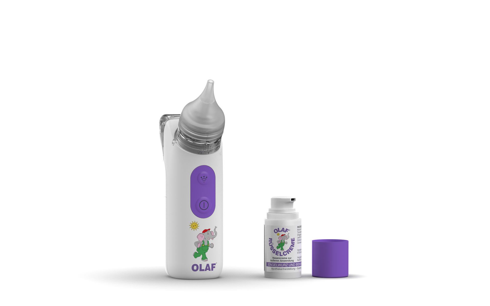OLAF® Nasenpflege-System Baby mit Nasensauger 2in1 & Nasencreme