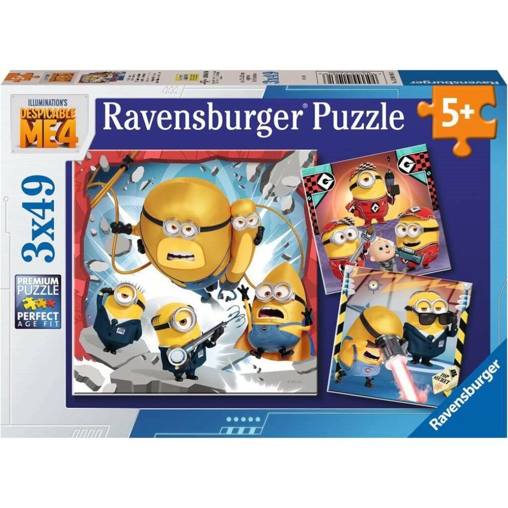 Kinderpuzzle Despicable Me 4 (3x 49 Teile)