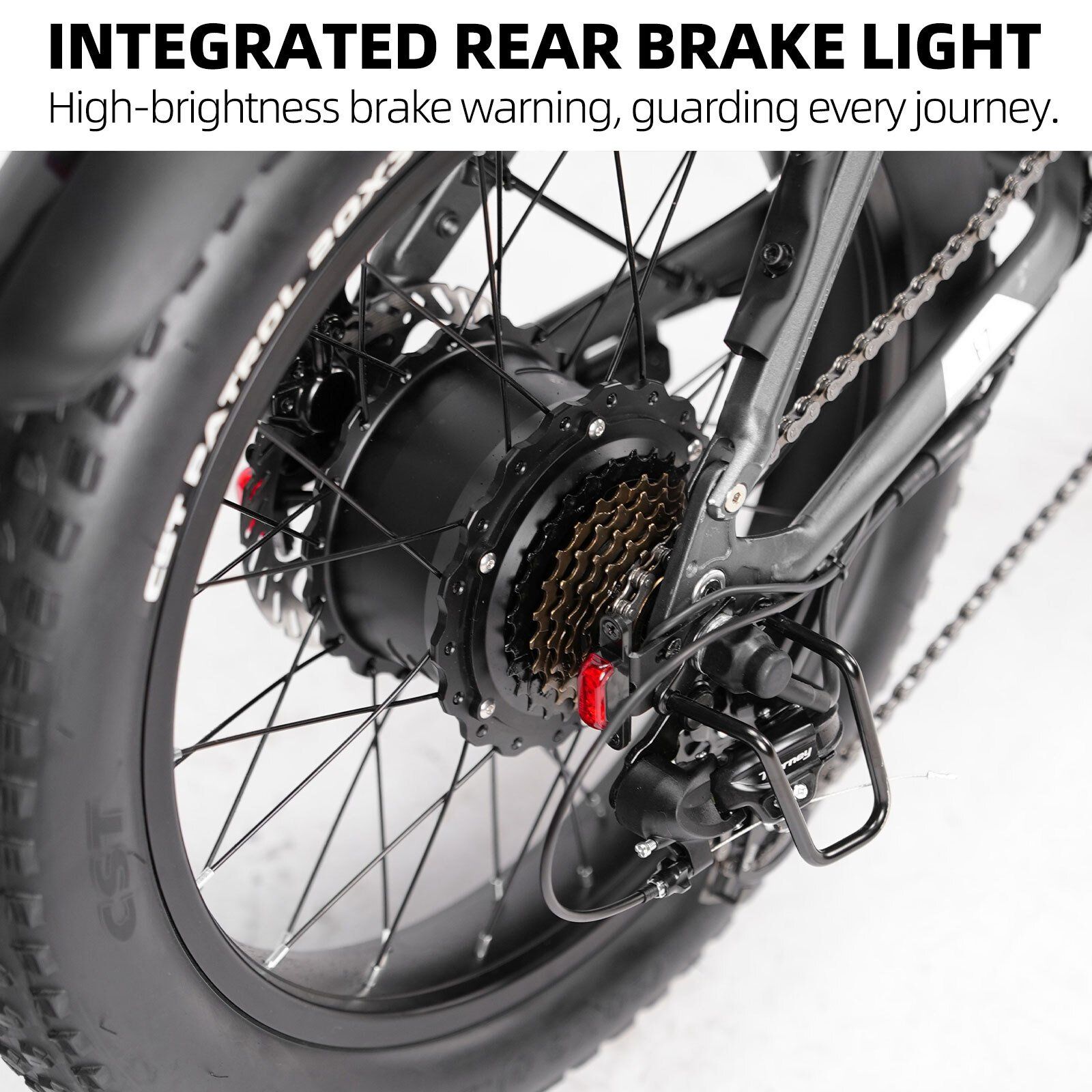 TTGO F7 Faltbares E-Bike, 48V 15Ah Akku, hydraulische Scheibenbremsen