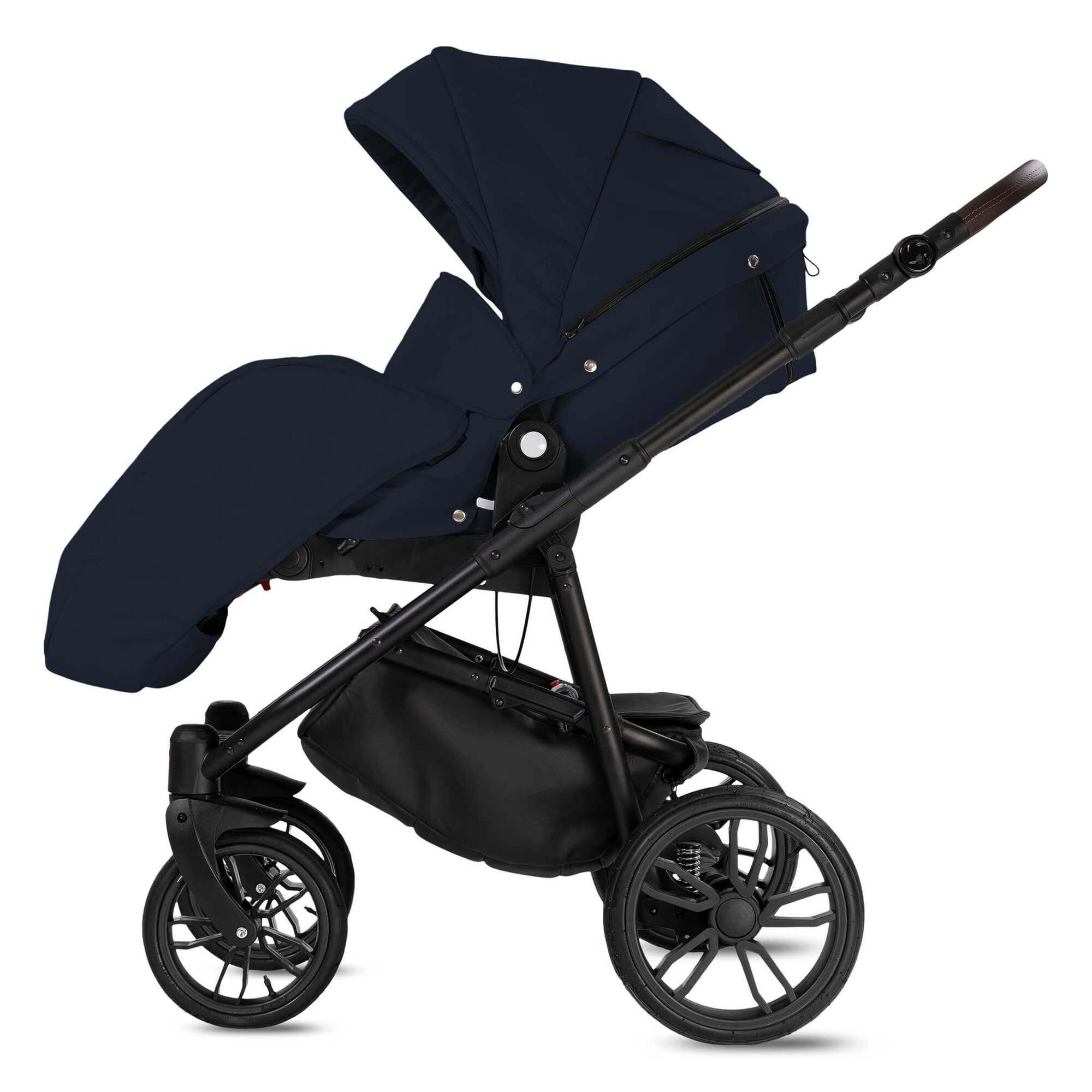 Friedrich Hugo Minigo Flow 2 in 1 Kombikinderwagen Luftreifen, Marine