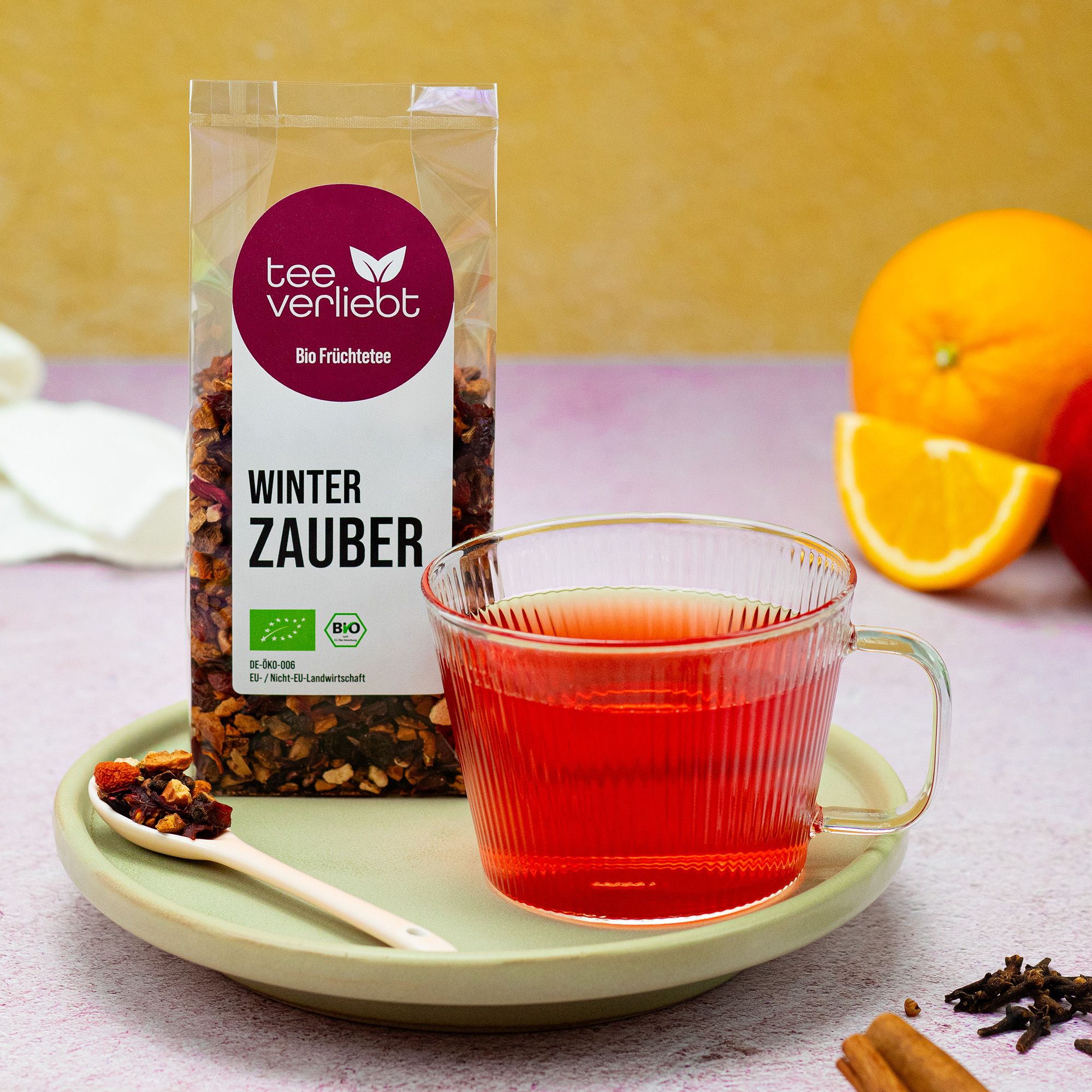 teeverliebt - Winterzauber loser Bio Früchtetee