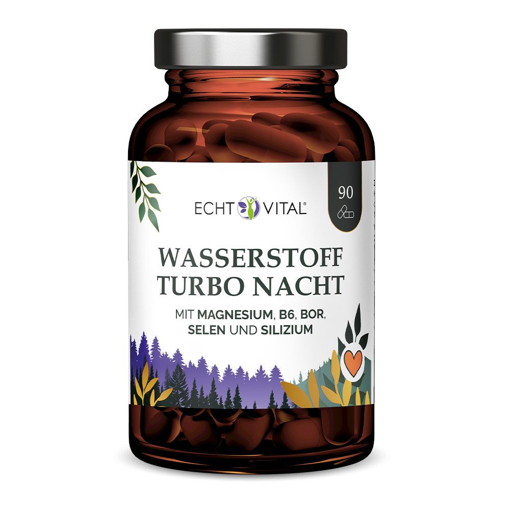 Echt Vital Wasserstoff Turbo Nacht 90 St Kapseln