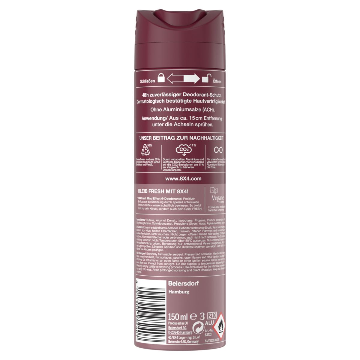 8x4 MEN Deo Spray Million Nights