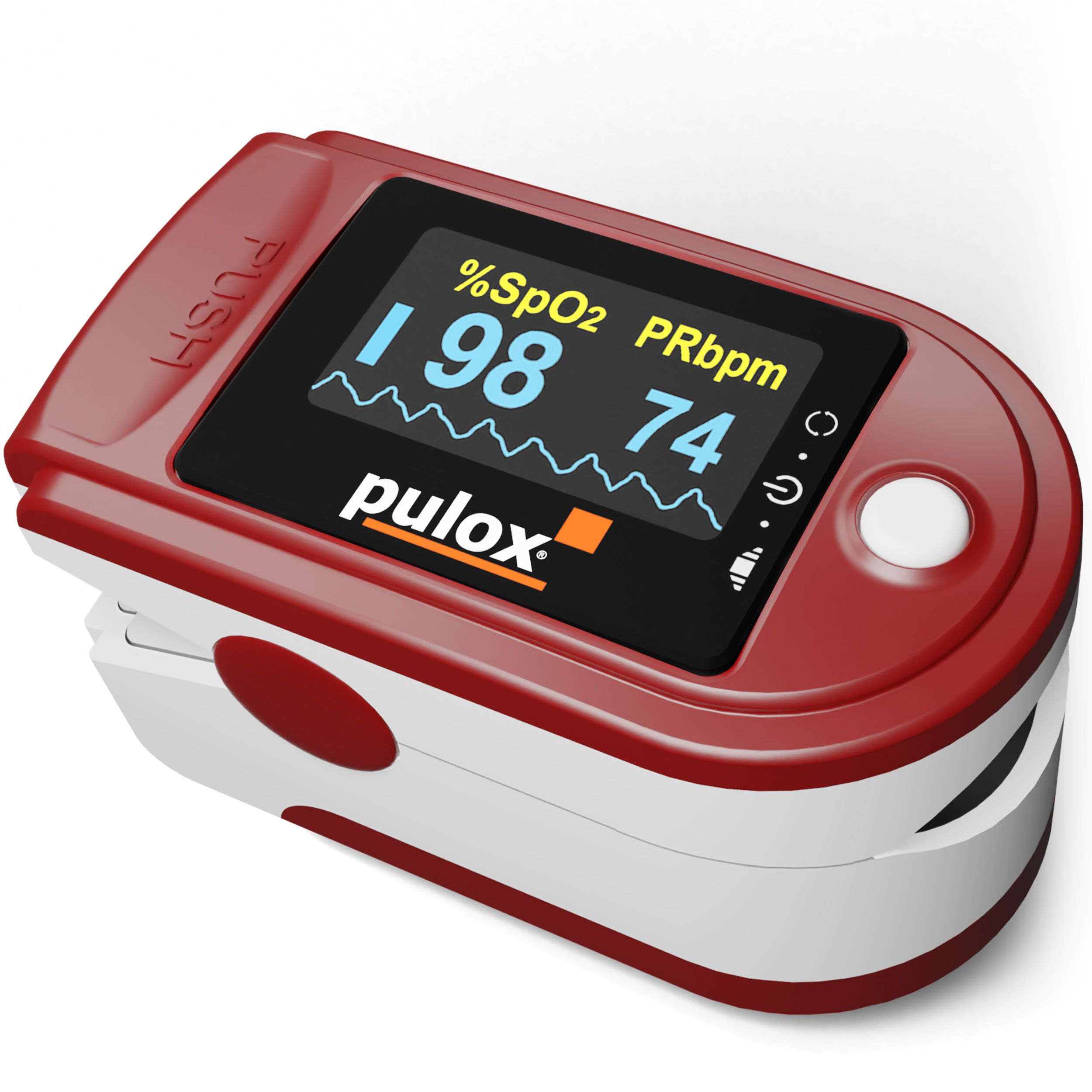 Pulox PO-200 Solo - Finger-Pulsoximeter - Rot