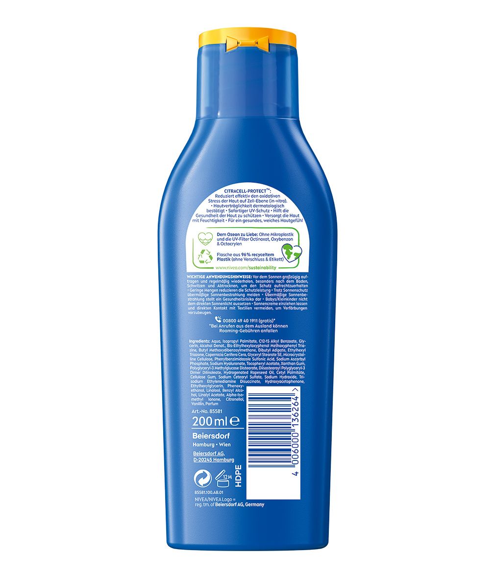 NIVEA SUN Schutz & Pflege Sonnenlotion LSF 30
