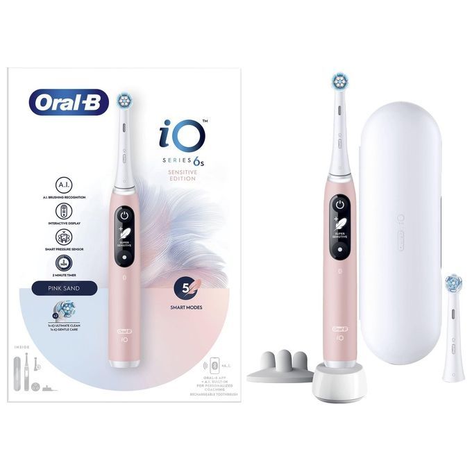 Oral-B iO Series 6s Rosa Elektrische Zahnbürste