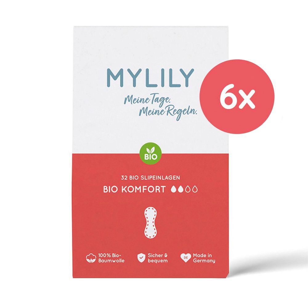 Mylily Bio-Slipeinlagen Vorratspack (6er Set)