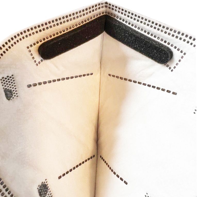 Carte FFP2-Maske mit Nasenbügel Schaumstoff, schwarz (20 Stück)