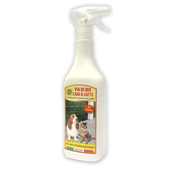 Mondo Verde - Via di Qui Cani e Gatti 750 mL - Spray No-Gas Pronto Uso
