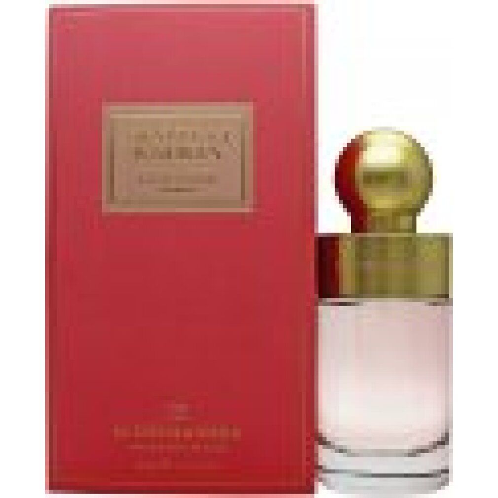 Roter Karton und Flakon. Goldfarbener Verschluss. Marke Scotch & Soda.