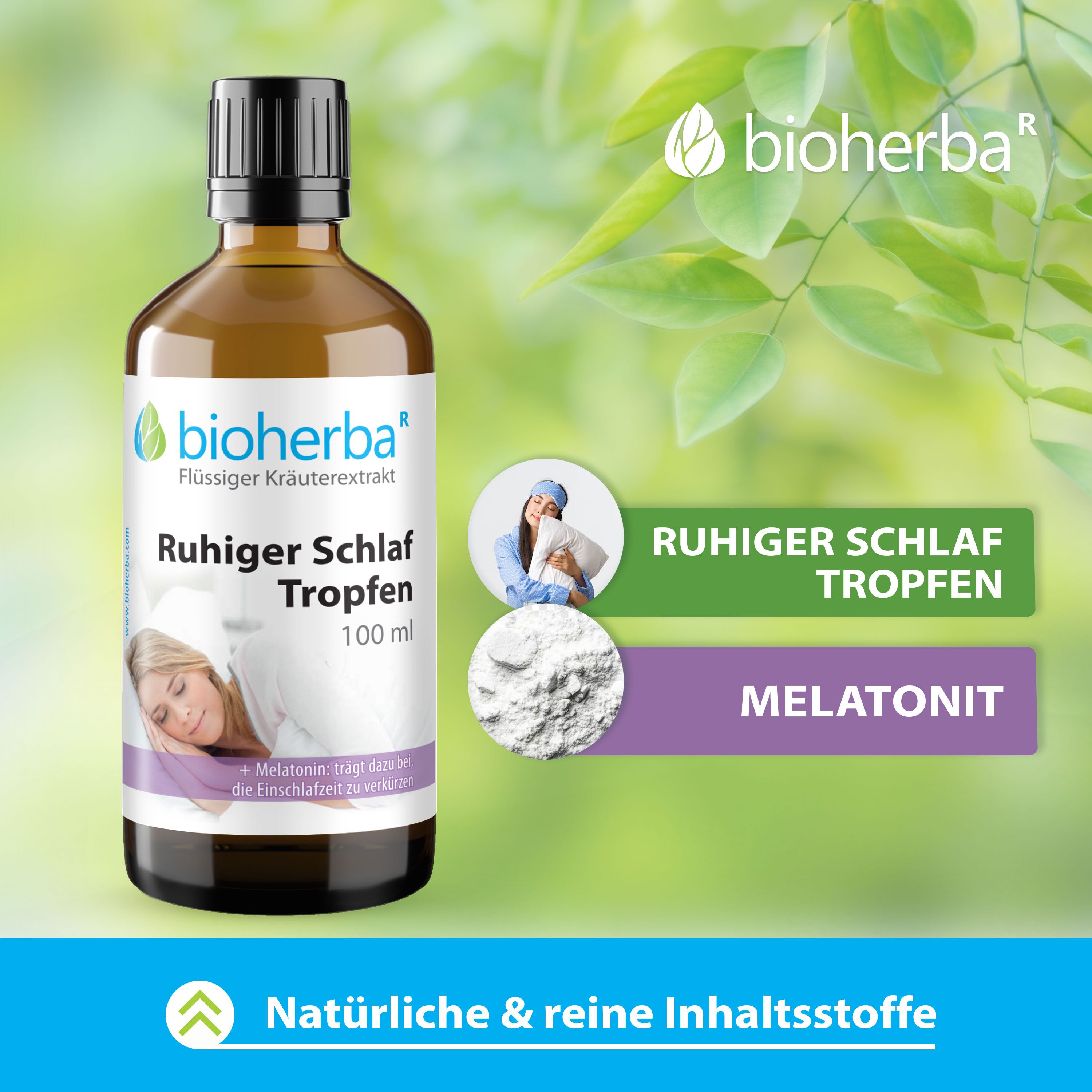 Bioherba Ruhiger Schlaf Tropfen Tinktur