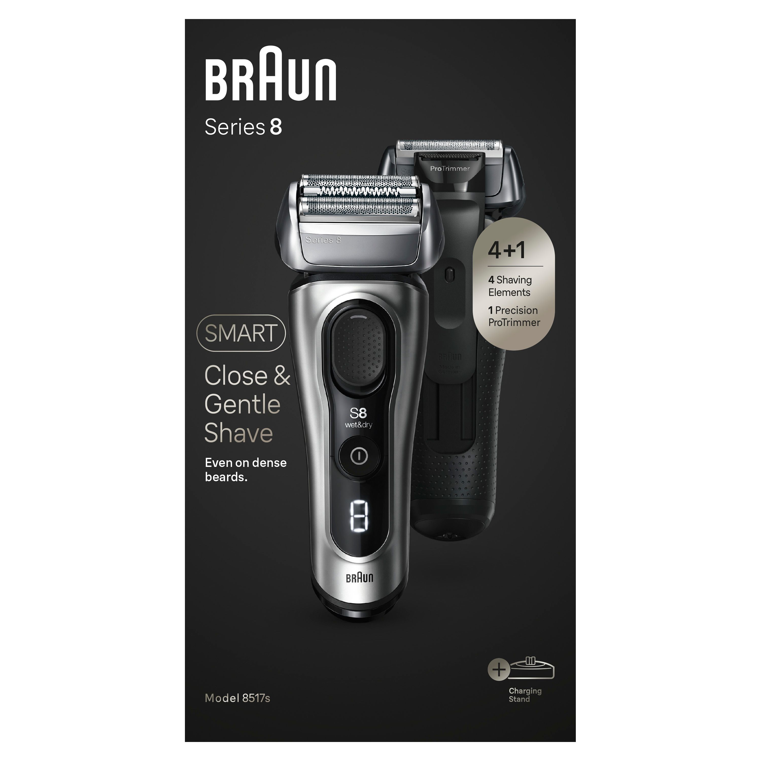 Braun - Elektrischer Herrenrasierer "Series 8 8517s"